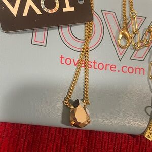 Gold and Chrome Pendant Necklace TOVA